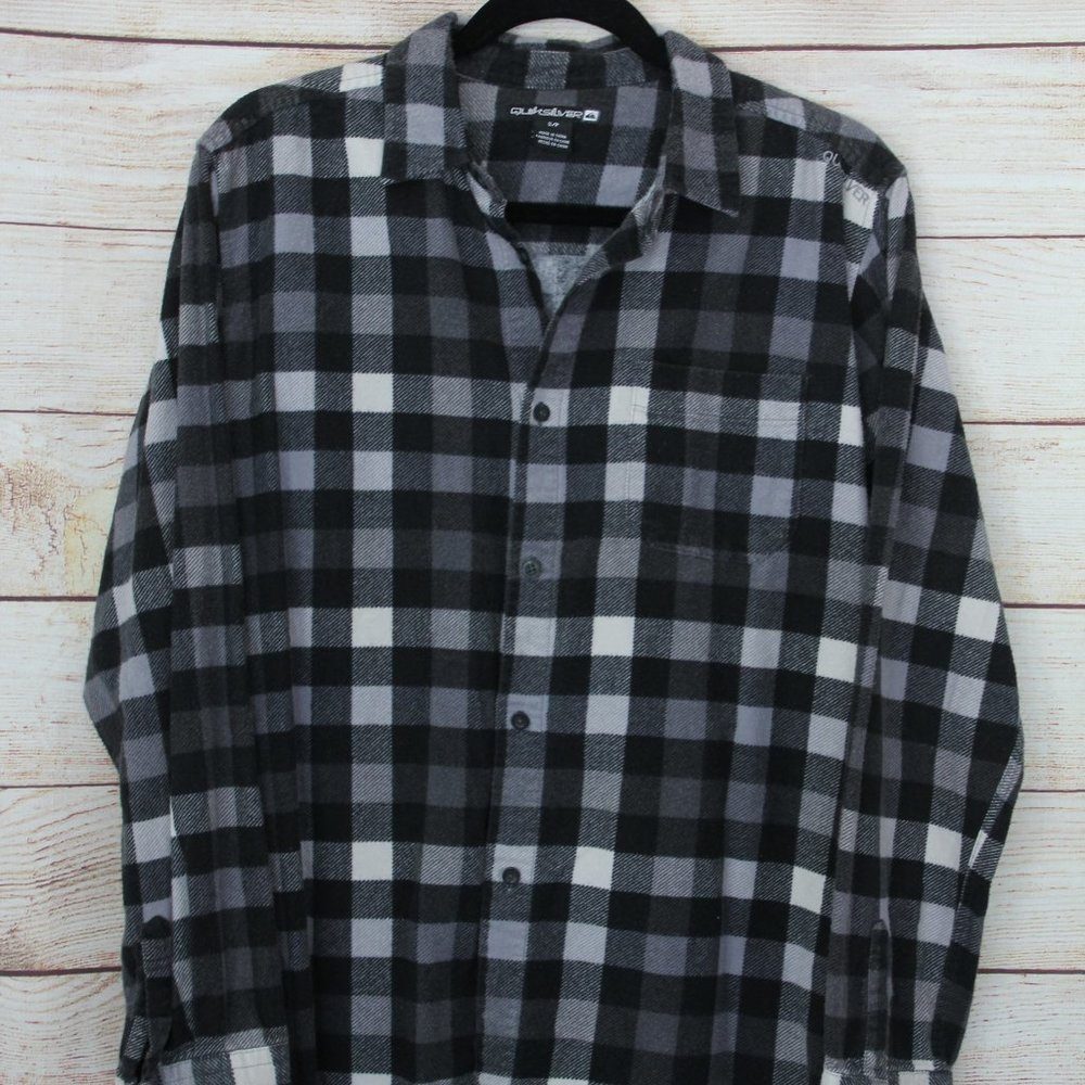 Black and white flannel Shirt
